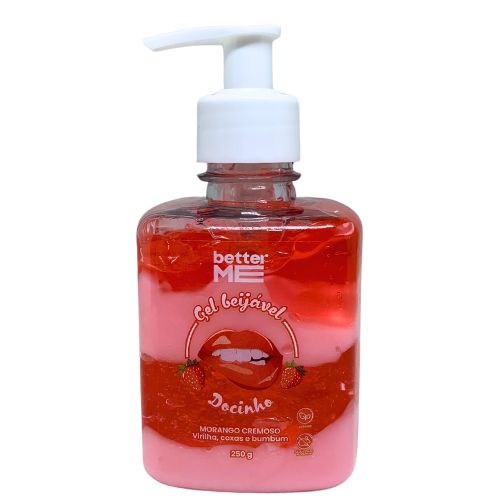 Gel Beijável Morango Docinho Better Me