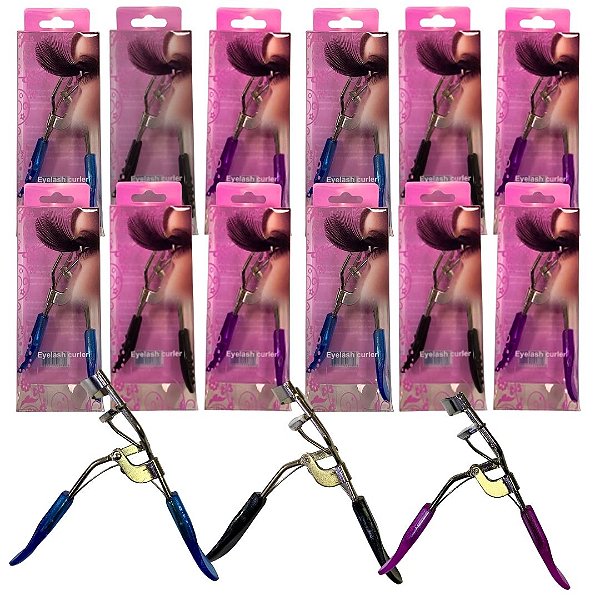 Curvador de Cílios Curvex Luxo - Pcte c/ 12 unid