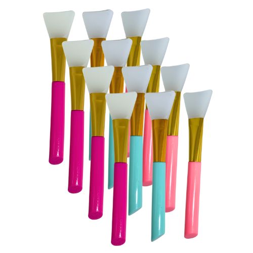 Espátula de Silicone para Limpeza Facial - Pcte c/ 12 unid