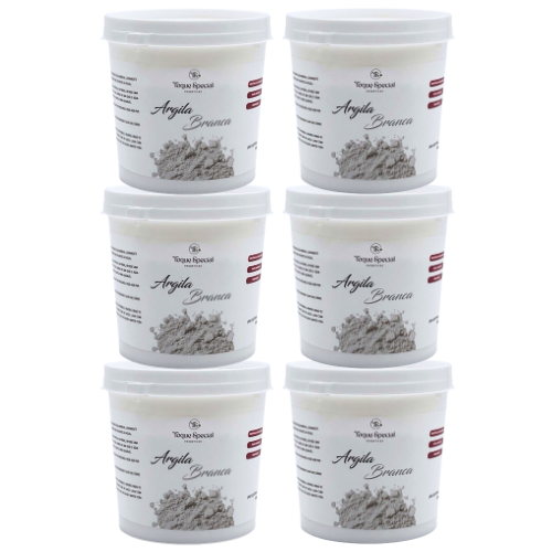 Argila Branca Toque Special TS5505001 - Kit c/ 06 unid