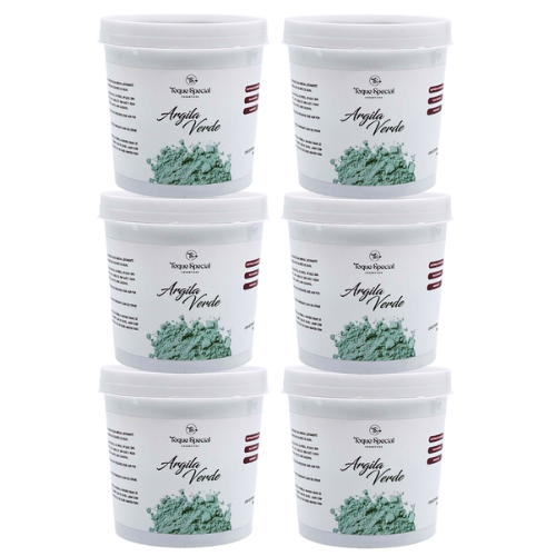 Argila Verde Toque Special TS5505002 - Kit c/ 06 unid