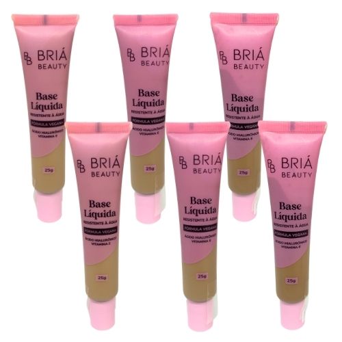 Base Líquida Box C Briá Beauty - Kit c/ 06 unid