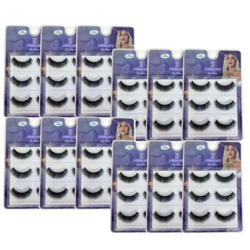 Cílios Postiços 6D F008 com 03 Pares Sabrina Sato SP3044 - Box c/ 12 unid