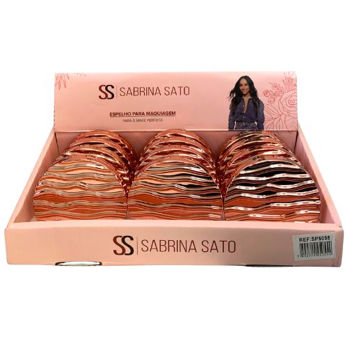 Espelho Portátil de Bolsa Redondo Sabrina Sato SP5055 - Box c/ 12 unid