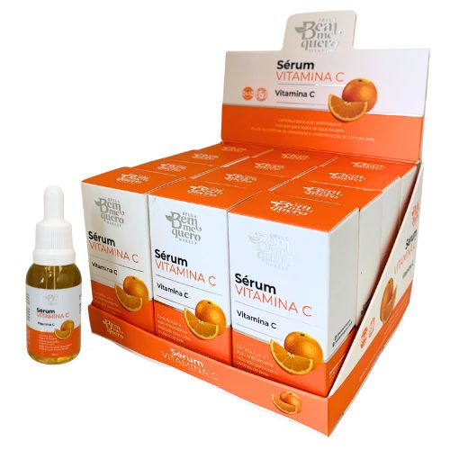 Sérum Facial Vitamina C Bella Bem Me Quero - Box c/ 12 unid