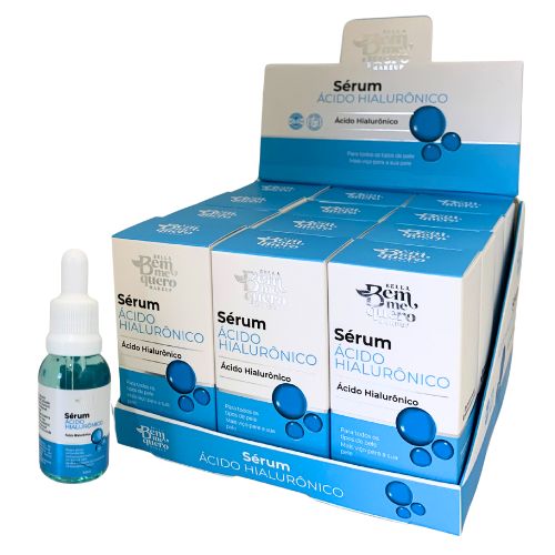 Sérum Facial Ácido Hialurônico Bella Bem Me Quero - Box c/ 12 unid