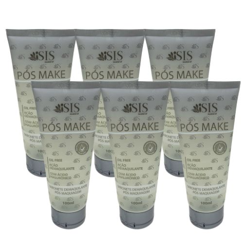 Sabonete Facial Demaquilante Pós Make Isis Make-Up - Kit c/ 06 unid