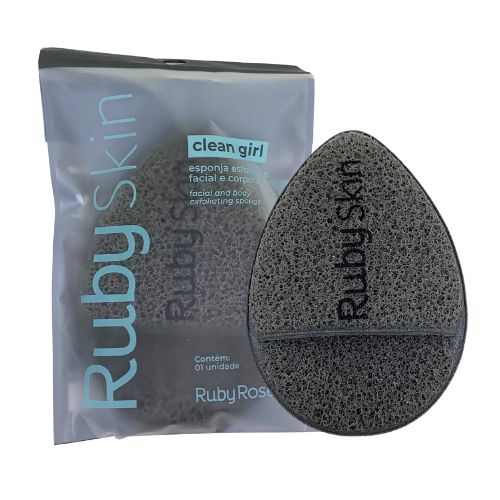 Esponja Esfoliante Facial e Corporal Ruby Skin Ruby Rose HB-A7000-2