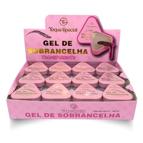 Gel Modelador para Sobrancelha Toque Especial TS01111 - Box c/ 24 unid