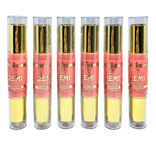 Contorno Iluminador 2 em 1 Toque Especial TS01105 - Kit c/ 06 unid