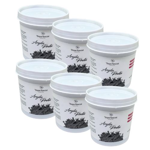 Argila Preta Toque Especial TS5505007 - Kit c/ 06 unid