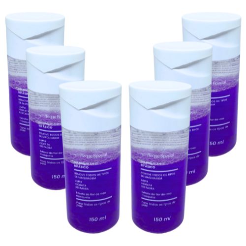 Demaquilante Bifásico Toque Especial TS5501010 - Kit c/ 06 unid