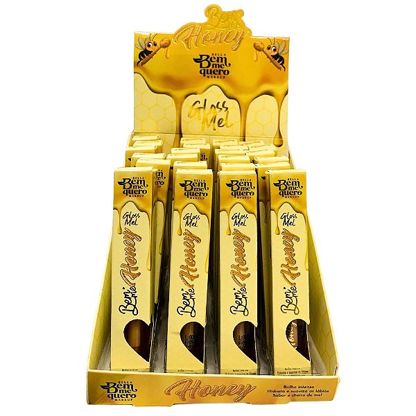 Gloss Mel Bem Me Honey Bem Me Quero - Box c/ 24 unid