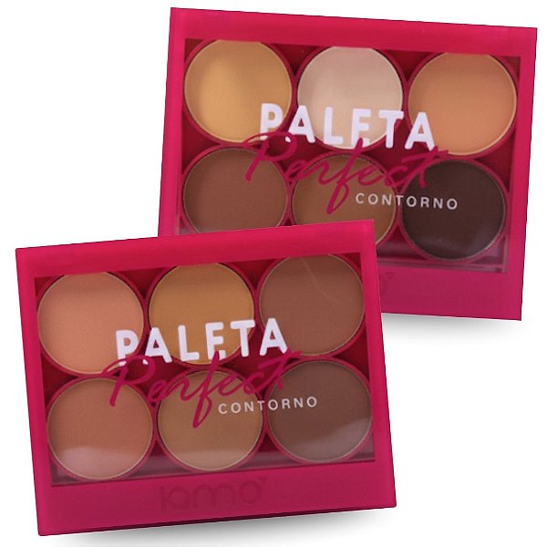 Paleta Contorno Perfect Iamo YS43013 - Kit c/ 02 unid