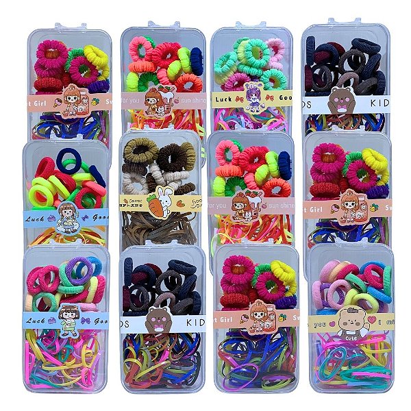 Kit Cabelo Infantil SJ-185/186 - Pcte c/ 12 unid