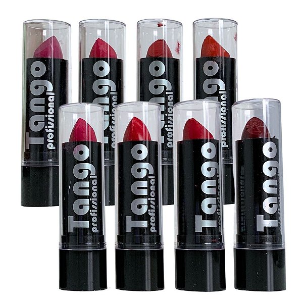 Batom Bastão Matte Tango Bello Charme - Kit c/ 08 unid