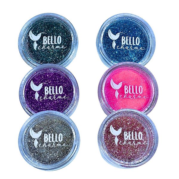 Pigmento Pérola Glitter Bello Charme BC41 - Kit c/ 06 unid