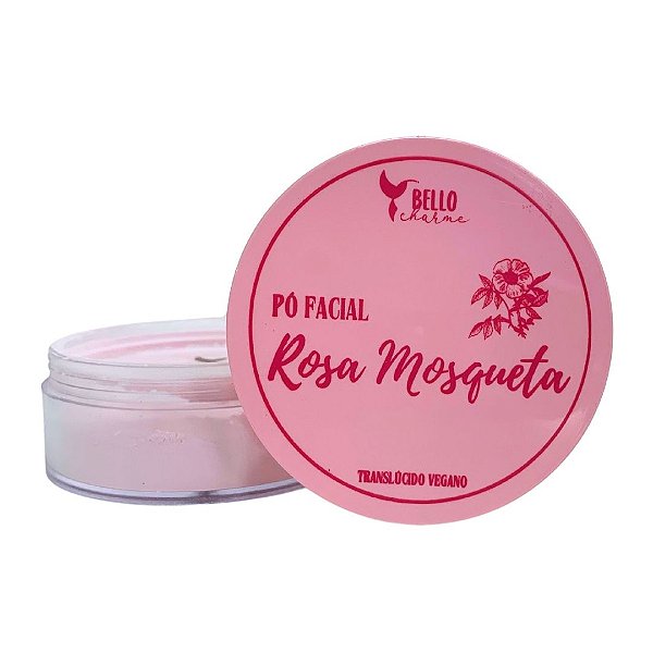 Pó Facial Rosa Mosqueta Translúcido Bello Charme BC32