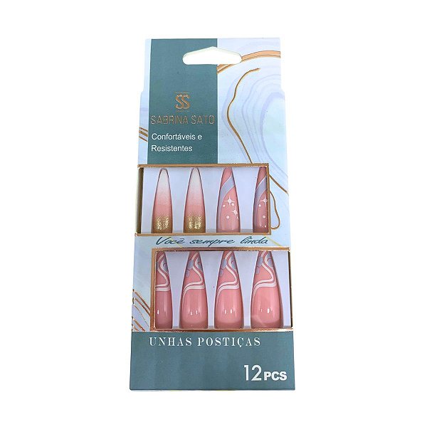 Unhas Postiças Autocolantes Sabrina Sato SP1221