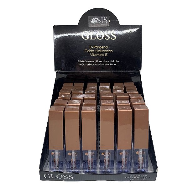 Lip Gloss Volumoso Isis Make-up IS052 - Box c/ 36 unid