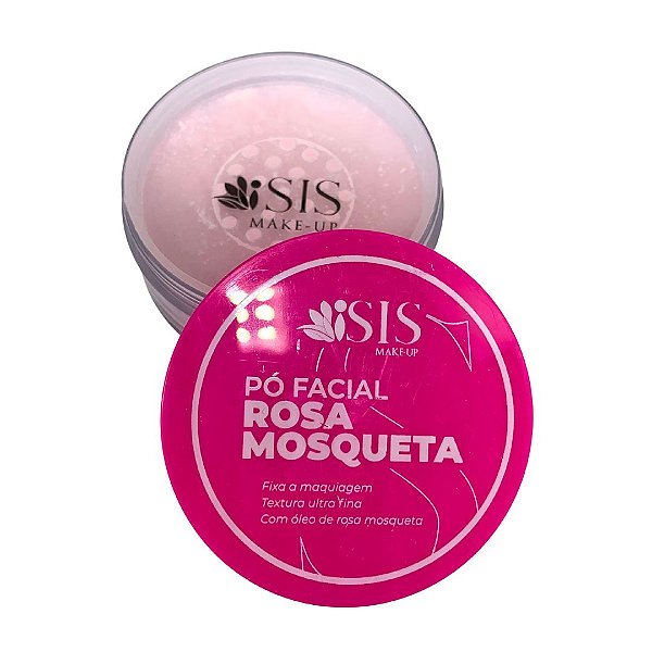 Pó Facial Rosa Mosqueta Isis Makeup IS085