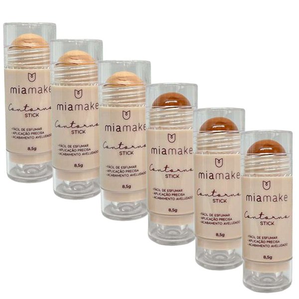 Contorno Stick Mia Make 504 - Kit c/ 06 unid
