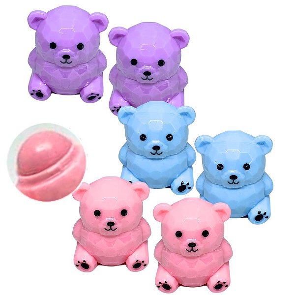 Balm Hidratante Ursinho Querido Mia Make 416 - Kit c/ 06 unid