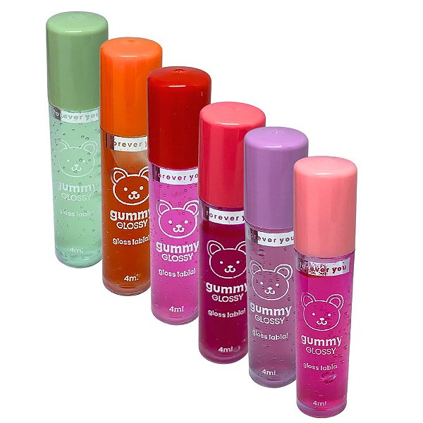 Gloss Labial Gummy Forever You - Kit c/ 06 unid