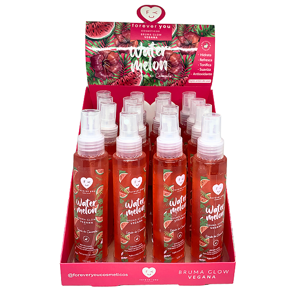 Bruma Glow Vegana Water Melon Forever You FY014 - Box c/ 16 unid