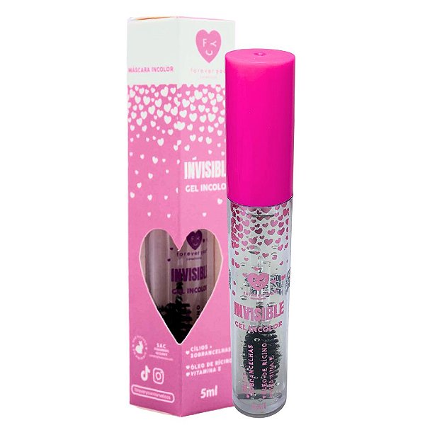 Gel Incolor para Cílios e Sobrancelhas Invisible Forever You FY010
