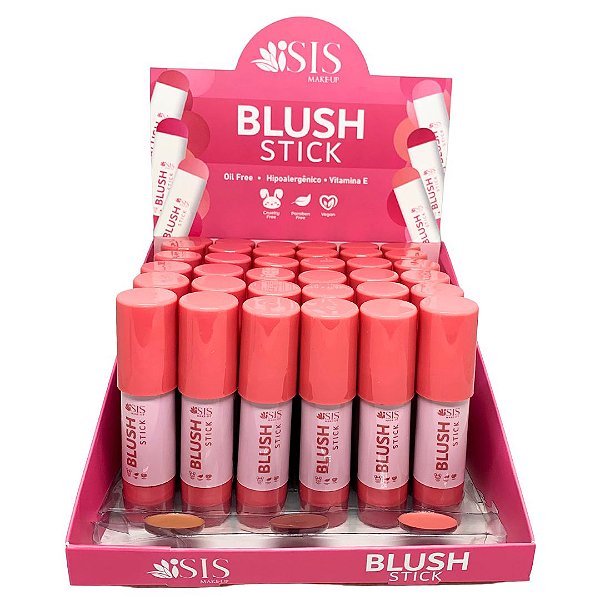 Blush Stick Box A Isis Make-up IS1029 - Box c/ 36 unid