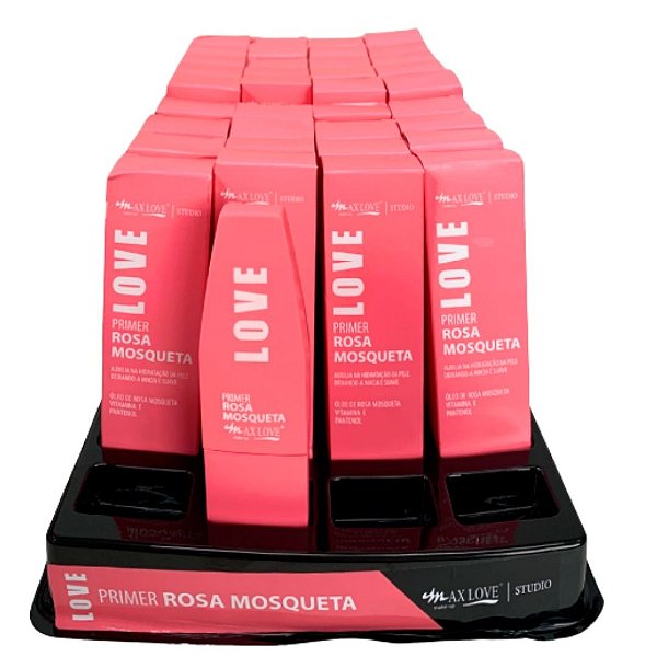 Primer Facial Rosa Mosqueta Max Love - Box c/ 36 unid