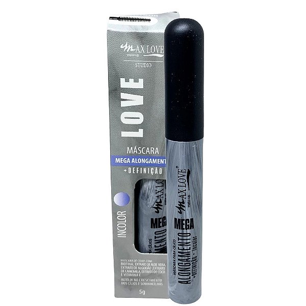Máscara para Cílios Love Incolor Mega Alongamento + Definição N° 60 Max Love