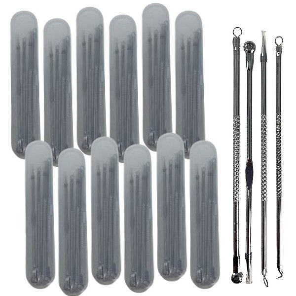 Kit com 04 Extrator para Remoção de Cravos - Pcte c/ 12 unid