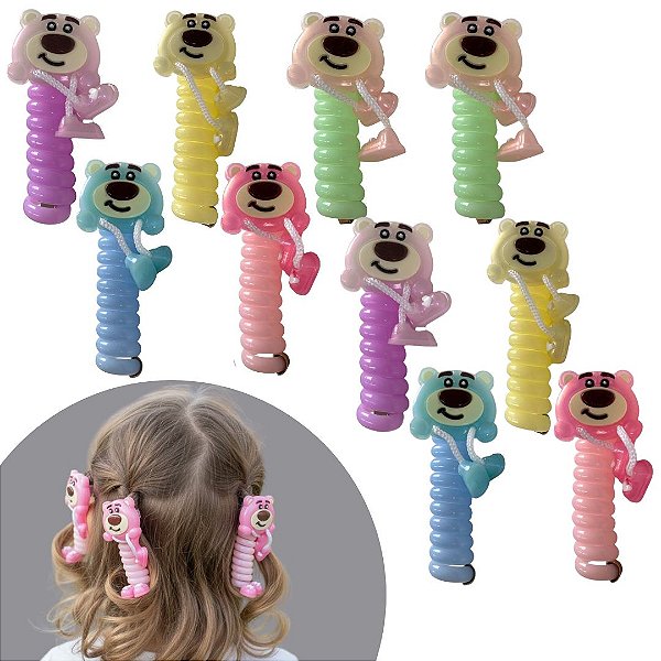 Molas para cabelo infantil - Pcte c/ 12 unid