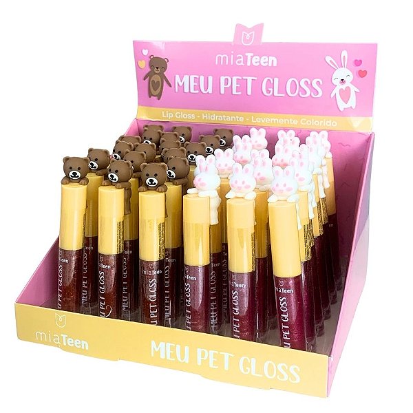 Gloss Labial Meu Pet Gloss Mia Teen Mia Make 528 - Box c/ 36 unid