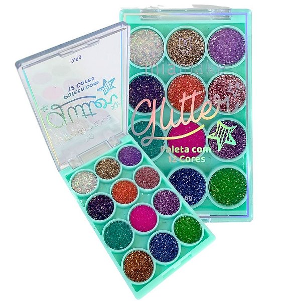 Paleta de Glitter Multifuncional Mia Make 570