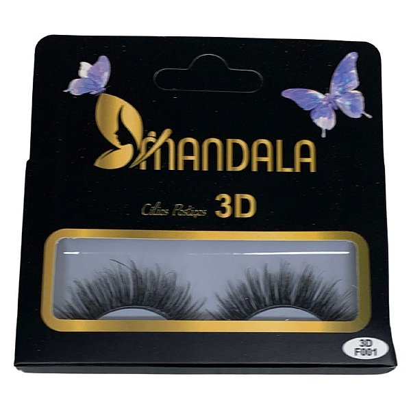 Cílios Postiço 3D F001 Mandala MC013