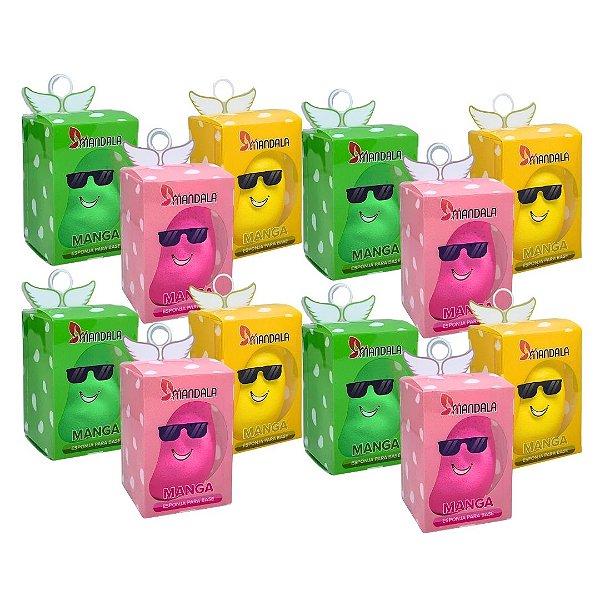 Esponja Para Maquiagem Manga Mandala MM120 - Pcte c/ 12 unid