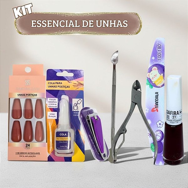 Kit Essencial de Unhas - 07 itens