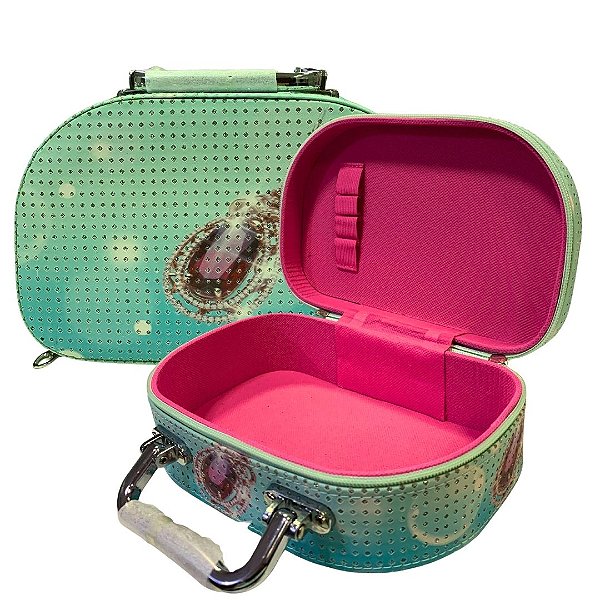Maletas Necessaire Média para Maquiagem, Joias e Acessórios Ruby's