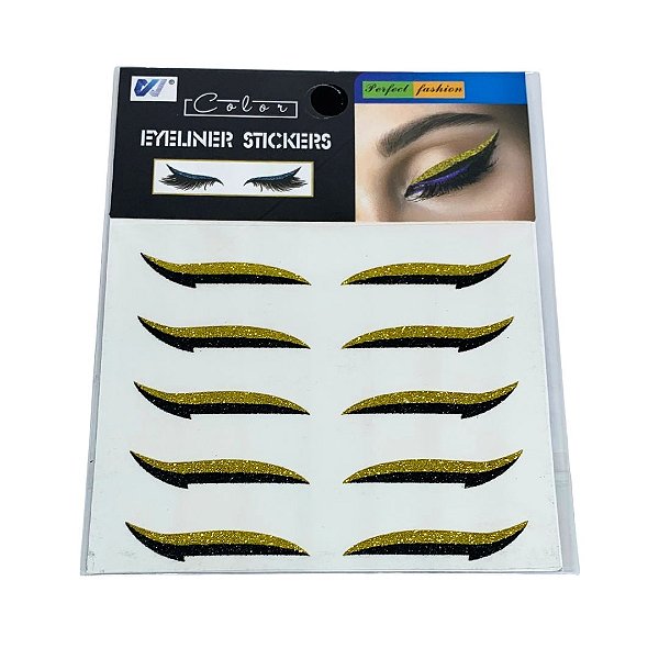 Delineador Adesivo Color Eyeliner Stickers