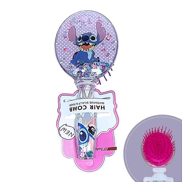 Escova de Cabelo Lilo Stitch