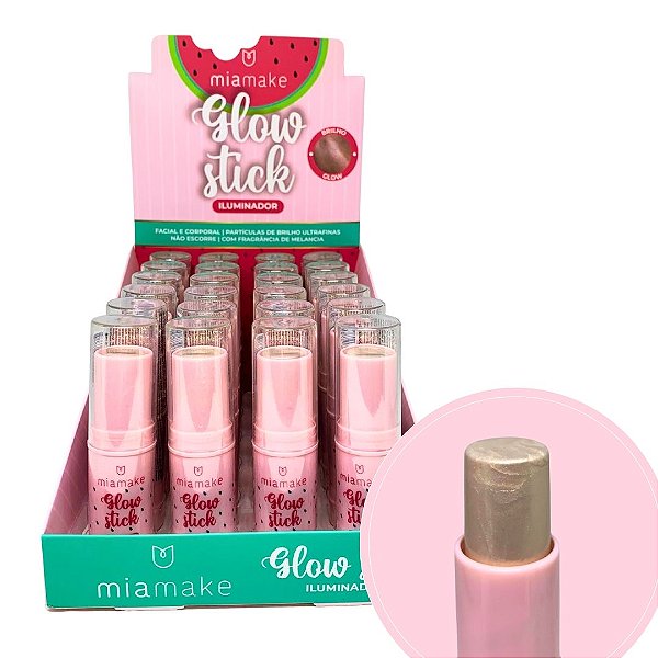 Iluminador Glow Stick Mia Make 579 - Box c/ 24 unid