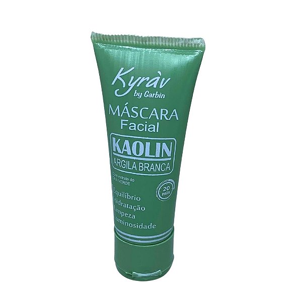 Máscara Facial Pocket Kaolin Argila Branca Kaolin + Chá Verde 30g Kyráv 795