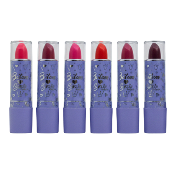 Batom Bastão Little Princess 3g Kyráv 737 - Kit c/ 06 unid