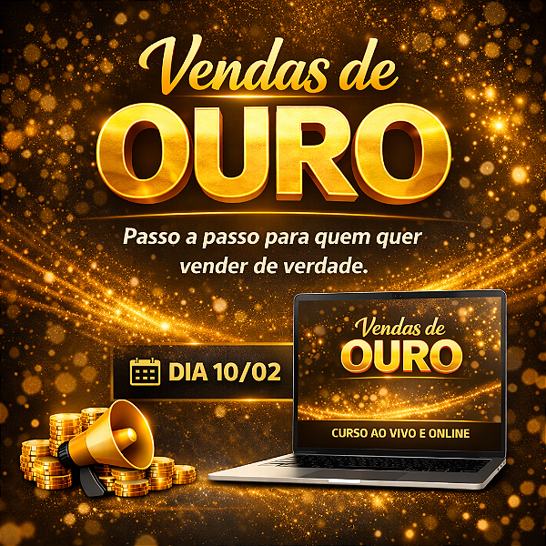 Curso - Vendas de Ouro - LOTE 1
