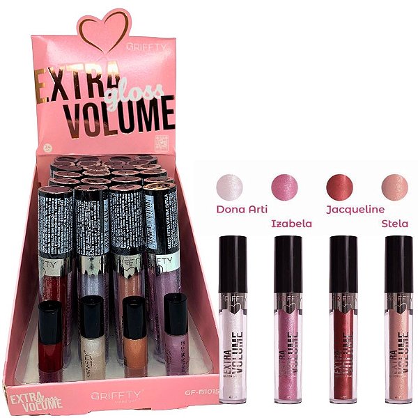 Gloss Extra Volume Griffty GF-B1015-B - Box c/ 24 unid