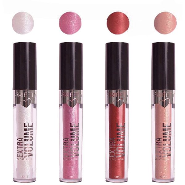 Gloss Extra Volume Griffty GF-B1015-B - Kit c/ 04 unid