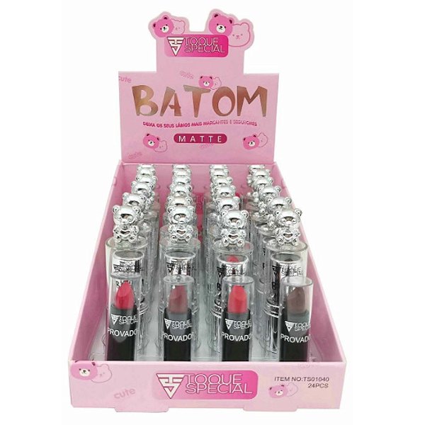 Batom Bastão Matte Toque Special TS01040 - Box c/ 24 unid